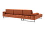 Atelier Del Sofa Mustang Small Left Sofá Esquinero Naranja 174 x 274 cm